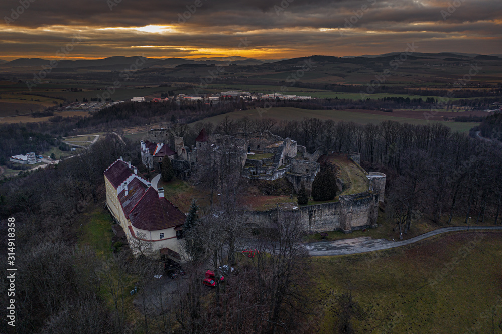 Klenova castle is a large castle located in southwest Bohemia near the