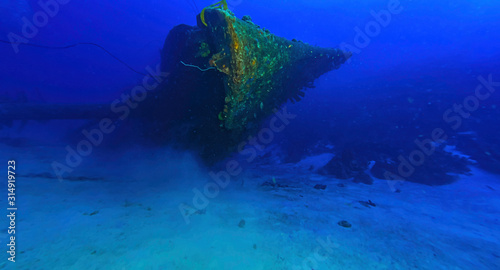 Scuba diving on the ship wreck the Hilma Hooker photo