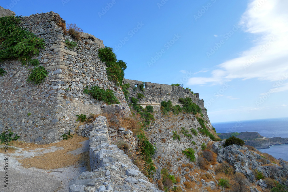 Beautiful panoramic view from the fortress of Chora