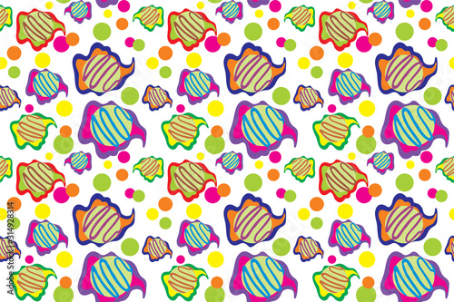 color vector ice cream pattern