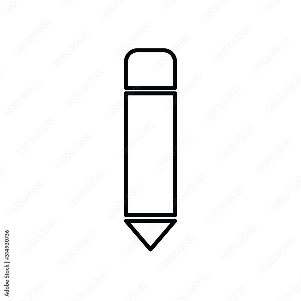 pen icon. pencil icon. black vector symbol of pen or pencil pen icon. pencil icon. black vector symbol of pen or pencil