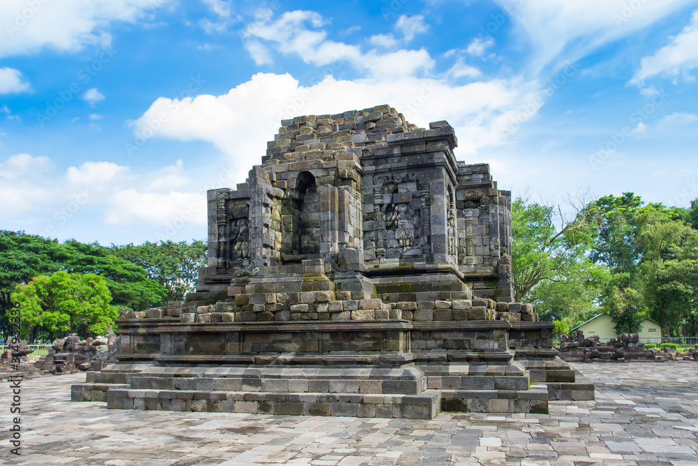 Sewu temple or Candi Sewu,  Mahayana Buddhist temple 18 century (thousand temples). Temples is located 800 meters north of Prambanan, Central Java, Indonesia.