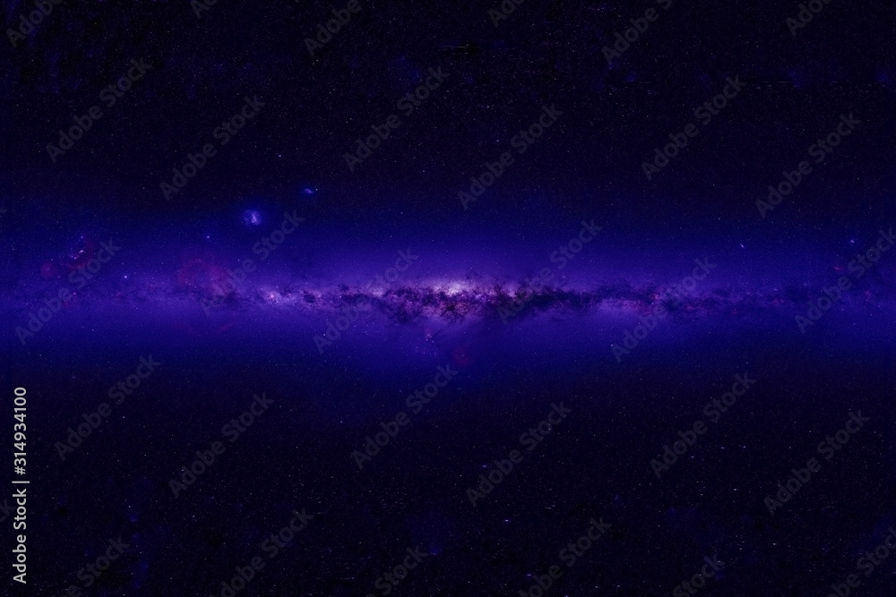 Deep space, distant galaxy with stars. Elements of this image were furnished by NASA.
