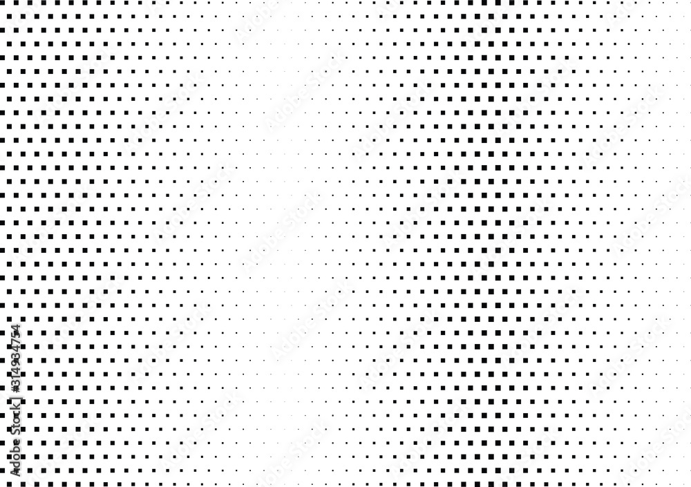 Abstract halftone dotted background. Monochrome pattern with square. Vector modern futuristic texture for posters, sites, cover, business cards, postcards, interior design, labels and stickers. Abstract halftone dotted background. Monochrome pattern with square. Vector modern futuristic texture for posters, sites, cover, business cards, postcards, interior design, labels and stickers.