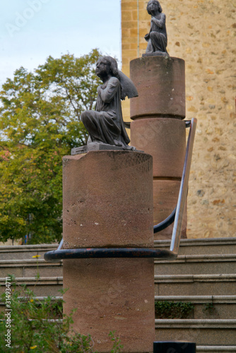 Angel on a column photo