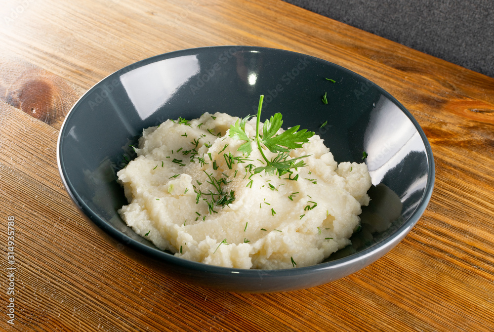 Homemade Cauliflower Puree or Colcannon with Mashed Cabbage Homemade Cauliflower Puree or Colcannon with Mashed Cabbage