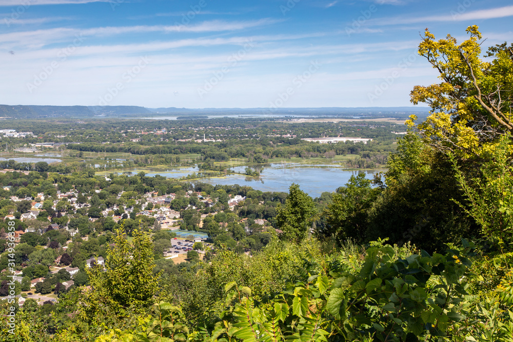 The View From Grand Dad's Bluff, La Crosse, Wisconsin