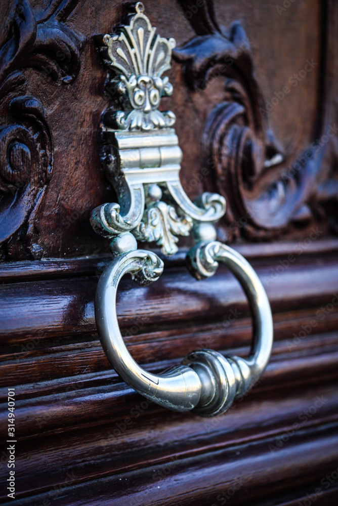 old doors close up view