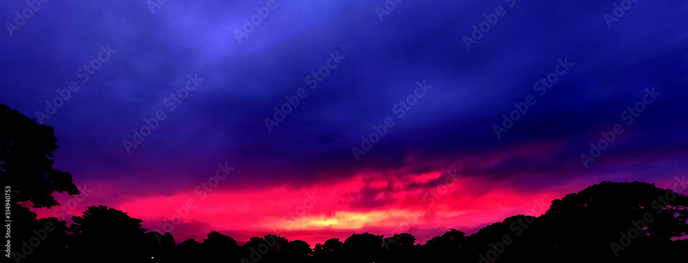 Cloudy colorful sky Cloudy colorful sky