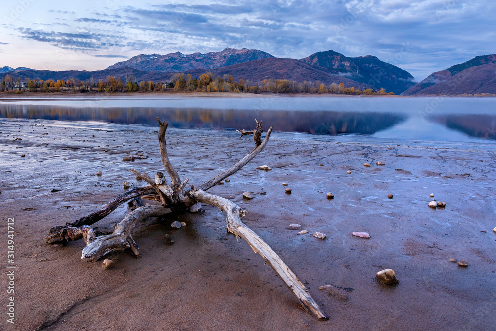 Early morning at Pineview Reservoir, Utah