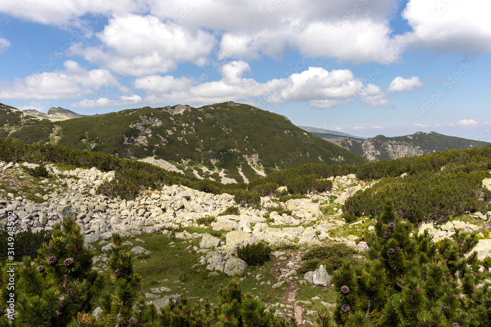 Landscape near Prekorech circus, Rila Mountain, Bulgaria