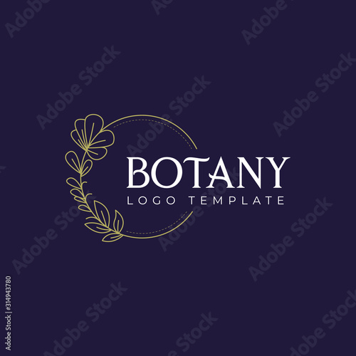 Wallpaper Mural Abstract Flowers Vector Signs or Logo Templates Set. Retro Floral Illustration with Classy Typography. Feminine Logo. Modern Logo Template for florist, photographer, fashion blogger, design studio. Torontodigital.ca
