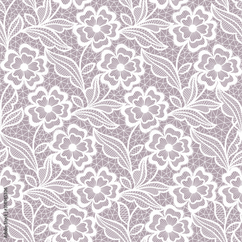 Wallpaper Mural seamless  abstract lace  floral   background Torontodigital.ca