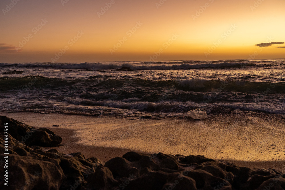 Waves on the Beach