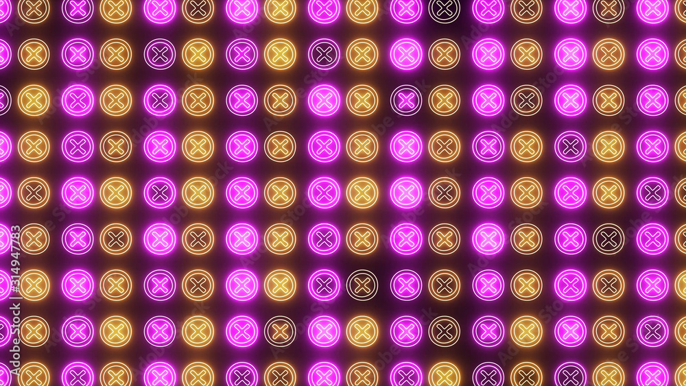 Neon X background. Science, art and technology concept. Abstract creative cross neon background with glowing light. Neon X background. Science, art and technology concept. Abstract creative cross neon background with glowing light.