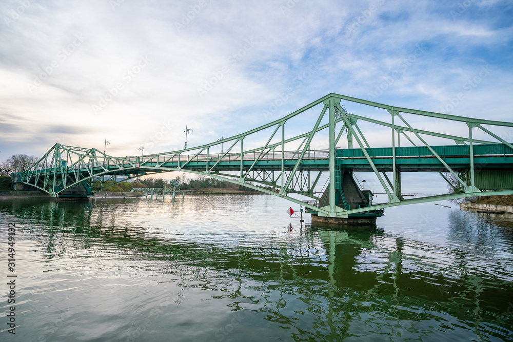 Historic Swivel Bridge in Liepaja, Latvia. Historic Swivel Bridge in Liepaja, Latvia.