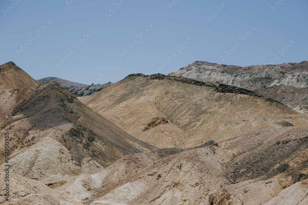Paysage pittoresque de la death Valley 
