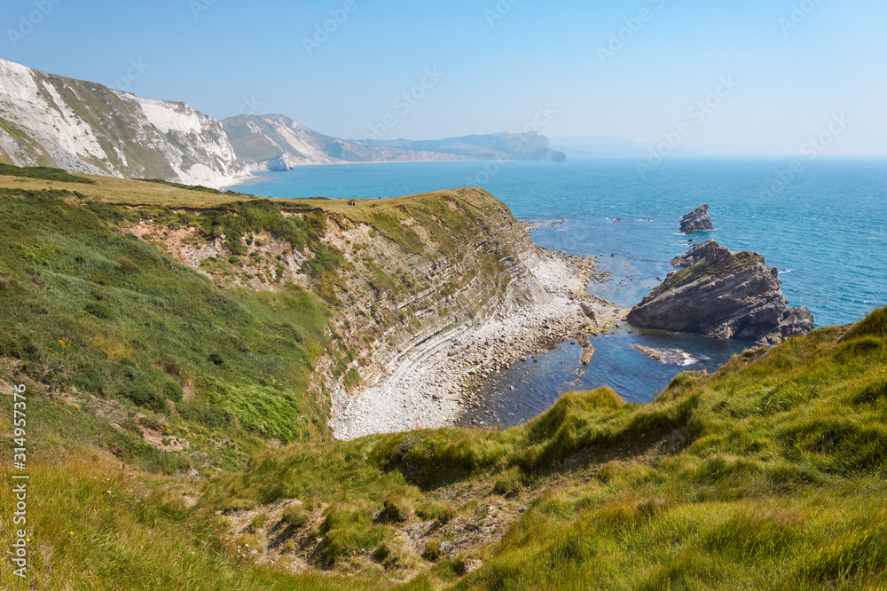 Mupe Bay near Lulworth in Dorset England United Kingdom UK
