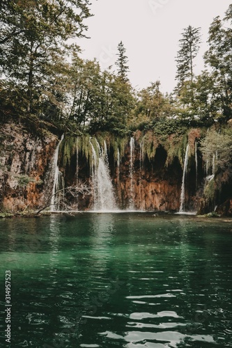 waterfalls in plitvice croatia national park