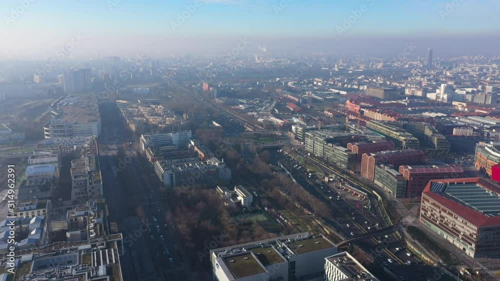 Paris Aubervilliers Saint Denis ring road district air polluted greenhouse gas France capital traffic Paris Aubervilliers Saint Denis ring road district air polluted greenhouse gas France capital traffic
