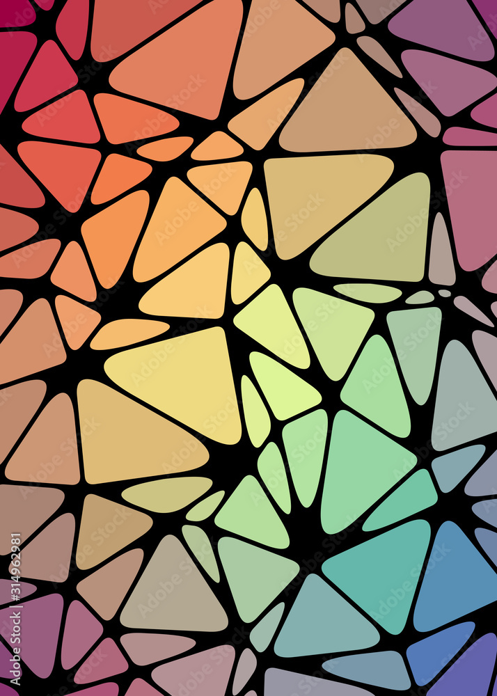Abstract Low Polygon gradient Generative Art background illustration Abstract Low Polygon gradient Generative Art background illustration