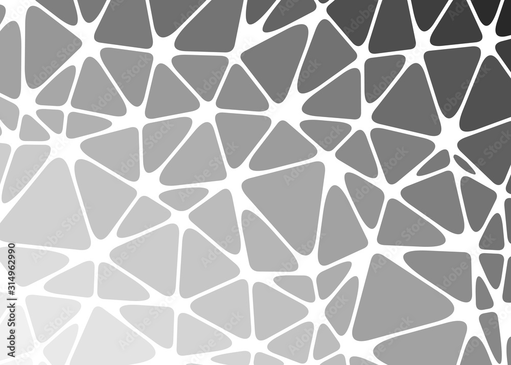 Naklejka premium Abstract Low Polygon gradient Generative Art background illustration