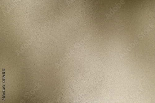 Brushed light brown metallic wall, abstract texture background