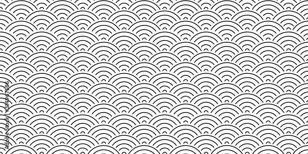 波海和柄背景stock Vector Adobe Stock 波海和柄背景stock Vector Adobe Stock
