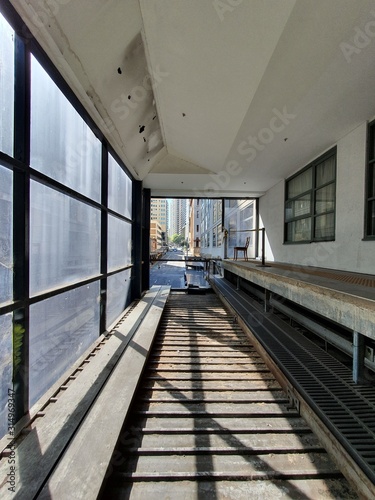 View of the abandoned Monorail station in Sydney © stef