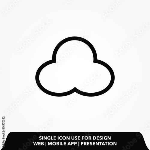 cloud icon design vector illustration