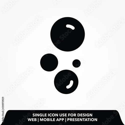 bubble icon design vector illustration