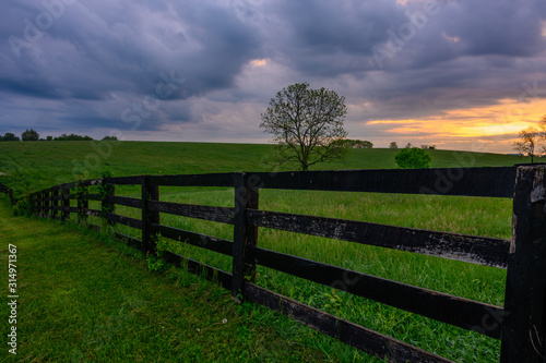 Sunrise at Keeneland Grounds © kellyvandellen