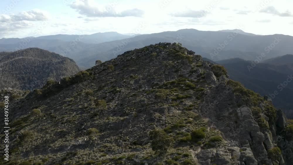 Cinematic drone shot of australian mountains and high country Cinematic drone shot of australian mountains and high country