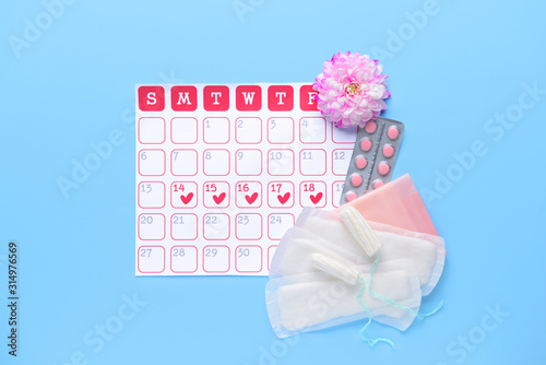 Menstrual calendar with fem...