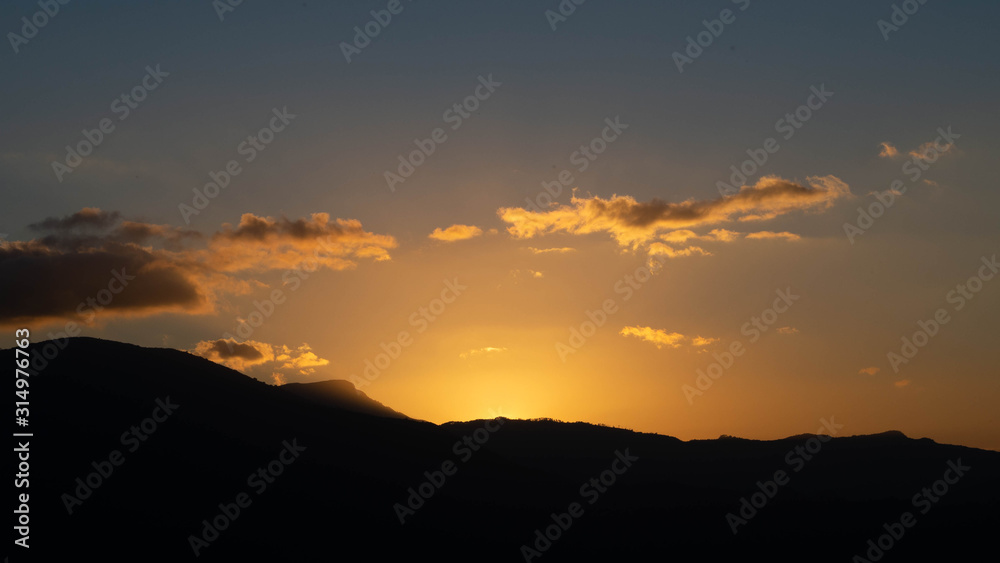 Sunrise in the constanza valley 