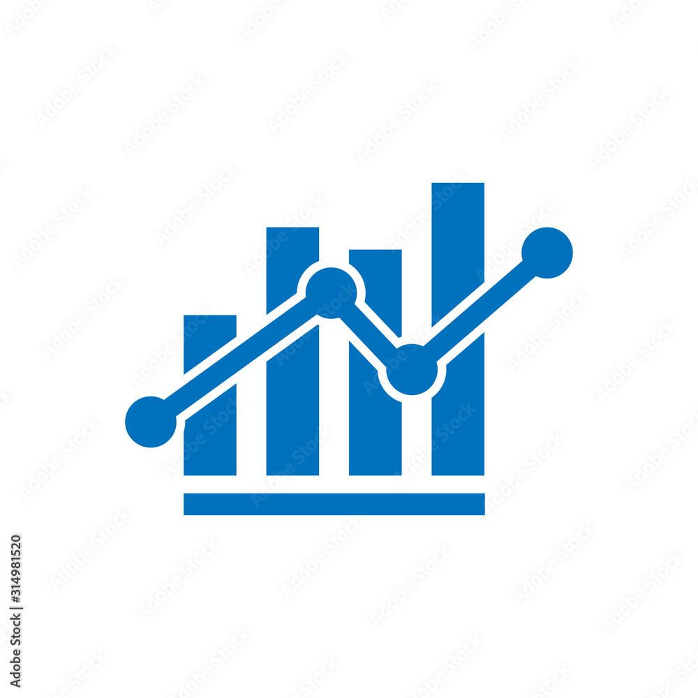 Analytics icon design template vector isolated illustration Analytics icon design template vector isolated illustration