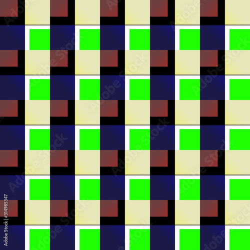 Grid pattern many colors creative