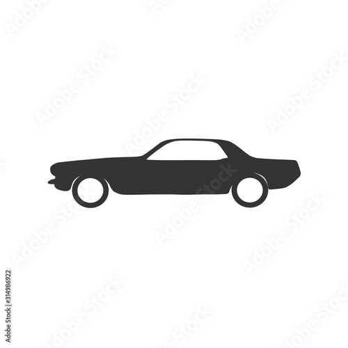 mustang car icon vector © LiveLove