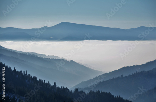 the fog between the mountains © sebi_2569
