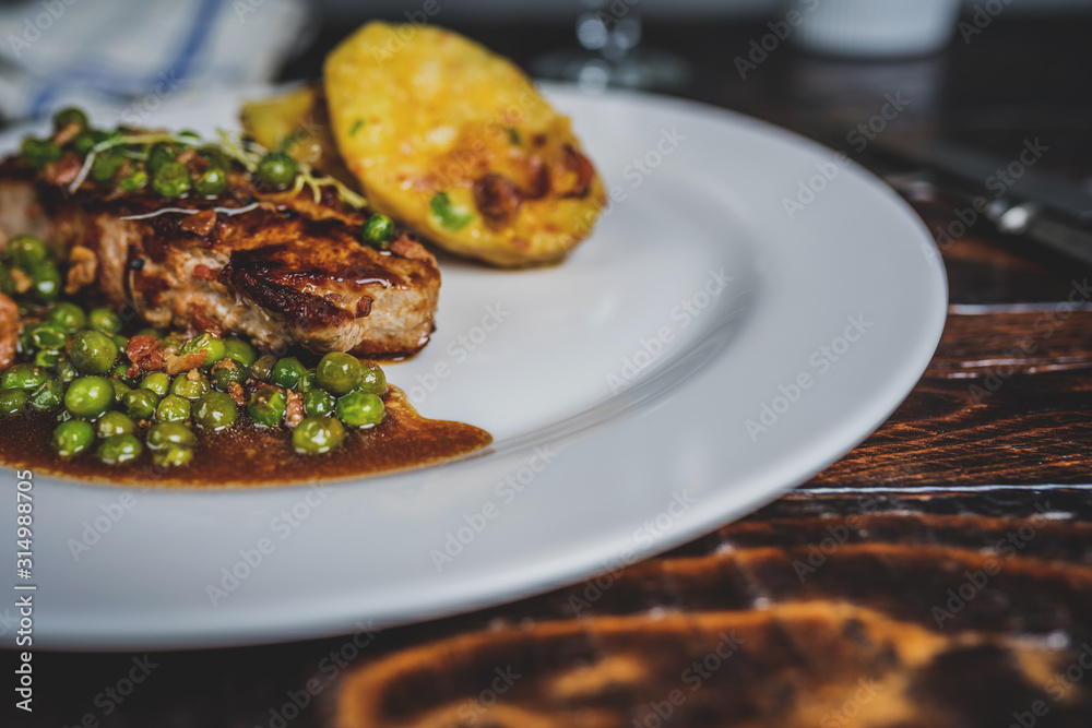 roasted veal entrecote roasted veal entrecote