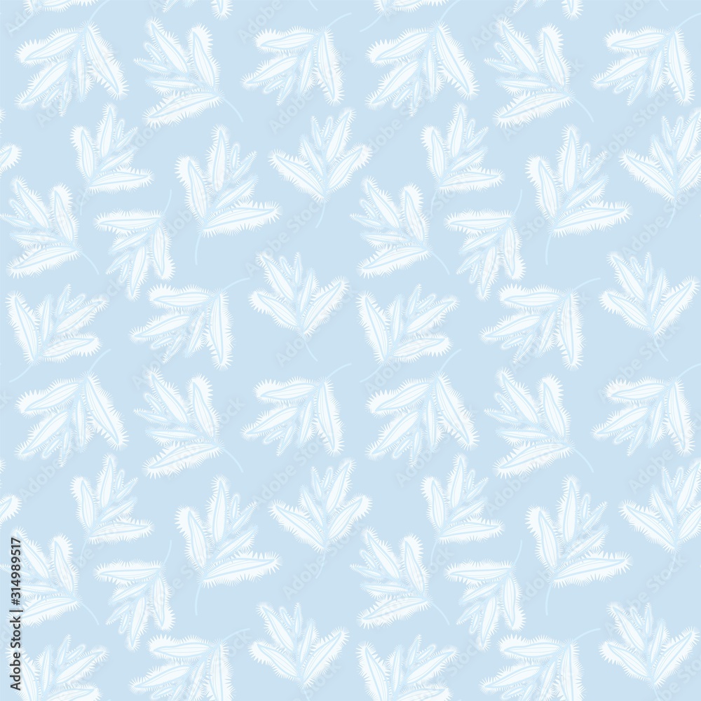 Fototapeta premium Floral seamless pattern design. Abstract background pastel color wallpaper vector.