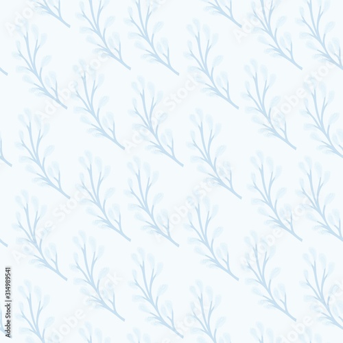 Floral seamless pattern design. Abstract background pastel color wallpaper vector. © Kariotta_Art