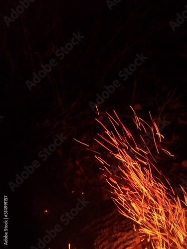 fireworks in the sky