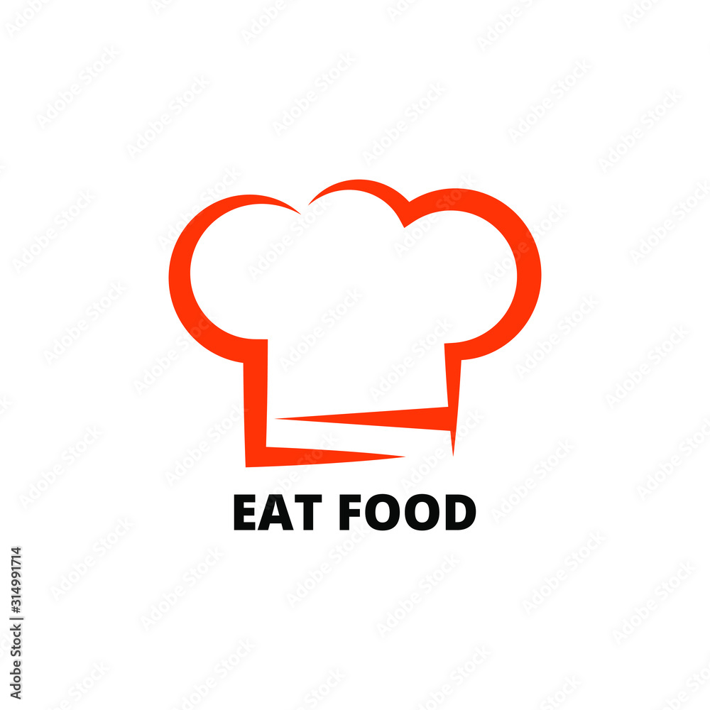 food logo like icon design template. very simple, unique and modern design. suitable for cafe, restaurant and culinary business - vector illustration