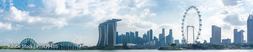 Photography The most beautiful panorama viewpoint marina bay in Singapore city