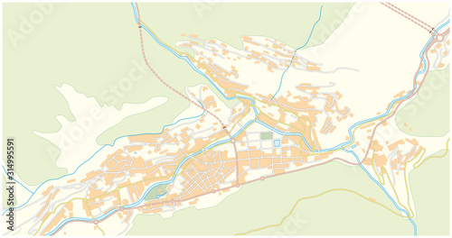street map of the capital of andorra Andorra la Vella