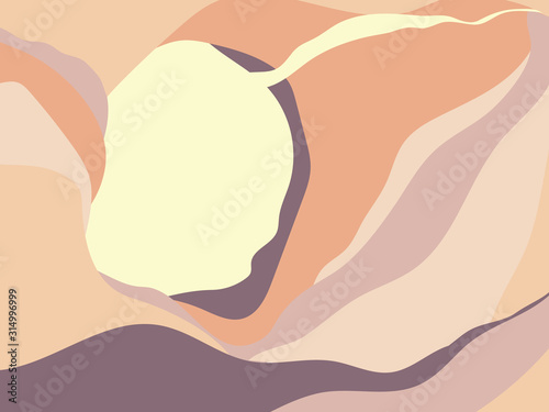 Abstract vector background with elegant pastel shapes. Template for cover, flyer, invitation, banner, brochure, poster, card, etc.