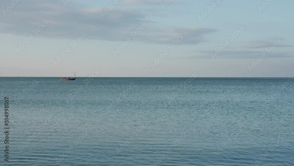 Background sea and sky In the morning. Slow motion Background sea and sky In the morning. Slow motion