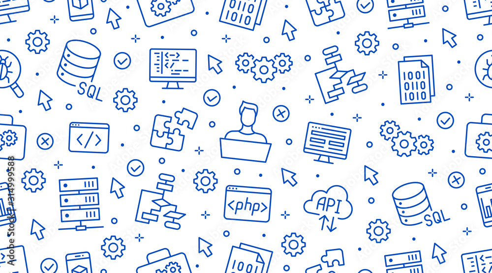 Programming wallpaper Vectors & Illustrations for Free Download