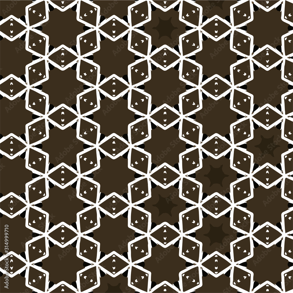 Fototapeta premium Geometric pattern in ornamental style. Seamless desing texture for greeting card.